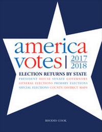 Enlarge image Cover: America Votes 33 - CQ Press
