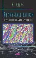 Cover: Recrystallization - Nova Science Publishers Inc