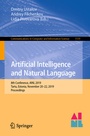 Cover: Artificial Intelligence and Natural Language - Springer