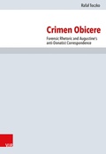 Cover: Crimen Obicere - Vandenhoeck & Ruprecht