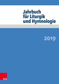 Abbildung von: Jahrbuch für Liturgik und Hymnologie - Vandenhoeck & Ruprecht