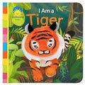Cover: Smithsonian Kids I Am a Tiger Puppet Book - Cottage Door Press