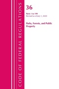 Bild: Code of Federal Regulations, Title 36 Parks, Forests, and Public Property 1-199, Revised as of July 1, 2020 - Bernan Press