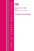 Bild: Code of Federal Regulations, Title 40 Protection of the Environment 52.01-52.1018, Revised as of July 1, 2020 - Bernan Press