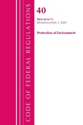 Bild: Code of Federal Regulations, Title 40 Protection of the Environment 64-71, Revised as of July 1, 2020 - Bernan Press