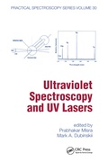 Cover: Ultraviolet Spectroscopy And Uv Lasers - CRC Press