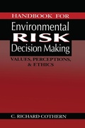 Abbildung von: Handbook for Environmental Risk Decision Making - CRC Press