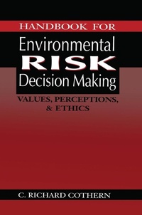 Abbildung von: Handbook for Environmental Risk Decision Making - CRC Press