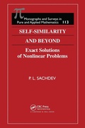 Cover: Self-Similarity and Beyond - Chapman & Hall/CRC