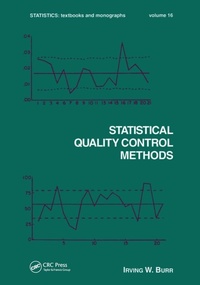 Enlarge image Cover: Statistical Quality Control Methods - Routledge