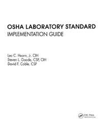 Abbildung von: Osha Laboratory Standard - Implementation Guide - CRC Press