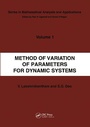 Cover: Method of Variation of Parameters for Dynamic Systems - Routledge