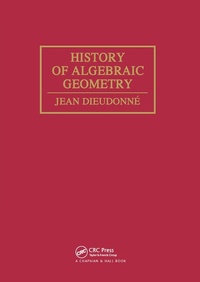 Enlarge image Cover: History Algebraic Geometry - Chapman & Hall/CRC
