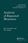 Cover: Analysis of Repeated Measures - Routledge