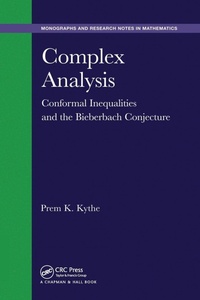 Enlarge image Cover: Complex Analysis - Chapman & Hall/CRC