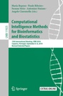 Cover: Computational Intelligence Methods for Bioinformatics and Biostatistics - Springer