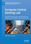 Cover: European Central Banking Law - Palgrave Macmillan