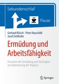 Cover: Erm&uuml;dung und Arbeitsf&auml;higkeit - Springer