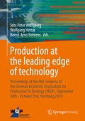 Cover: Production at the leading edge of technology - Springer Vieweg