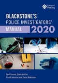 Cover: Blackstone's Police Investigators' Manual 2020 - Oxford University Press