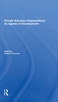 Cover: Private Voluntary Organizations As Agents Of Development - Routledge
