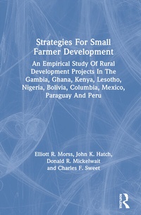 Enlarge image Cover: Strategies For Small Farmer Development - Routledge