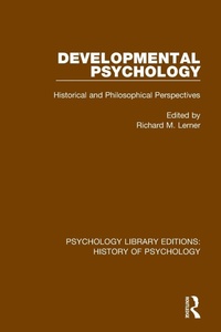 Enlarge image Cover: Developmental Psychology - Routledge