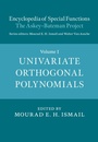 Cover: Encyclopedia of Special Functions: The Askey-Bateman Project: Volume 1, Univariate Orthogonal Polynomials - Cambridge University Press