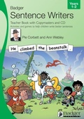 Cover: Sentence Writers Teacher Book with Copymasters and CD: Years 1-2 - Badger Publishing