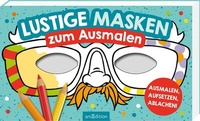 Bild: Lustige Masken zum Ausmalen - arsEdition