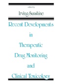 Bild: Recent Developments in Therapeutic Drug Monitoring and Clinical Toxicology - CRC Press