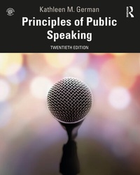 Enlarge image Cover: Principles of Public Speaking - Routledge