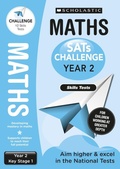 Cover: Maths Skills Tests (Year 2) KS1 - Scholastic