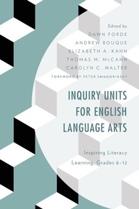 Enlarge image Cover: Inquiry Units for English Language Arts - Rowman & Littlefield Publishers