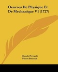 Cover: Oeuvres De Physique Et De Mechanique V1 (1727) - Kessinger Publishing