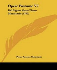 Enlarge image Cover: Opere Postume V2 - Kessinger Publishing