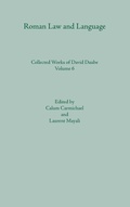 Cover: Roman Law and Language - Robbins Collection