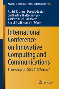 Enlarge image Cover: International Conference on Innovative Computing and Communications - Springer
