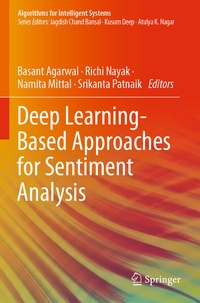 Enlarge image Cover: Deep Learning-Based Approaches for Sentiment Analysis - Springer