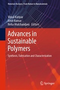 Cover: Advances in Sustainable Polymers - Springer