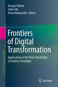 Cover: Frontiers of Digital Transformation - Springer