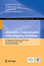 Cover: Information, Communication and Computing Technology - Springer