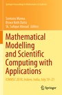 Cover: Mathematical Modelling and Scientific Computing with Applications - Springer