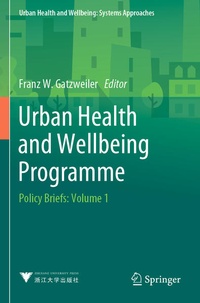 Enlarge image Cover: Urban Health and Wellbeing Programme - Springer