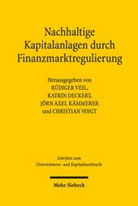 Abbildung von: Nachhaltige Kapitalanlagen durch Finanzmarktregulierung - Mohr Siebeck