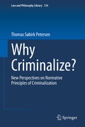 Cover: Why Criminalize? - Springer