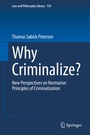Cover: Why Criminalize? - Springer