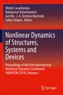 Cover: Nonlinear Dynamics of Structures, Systems and Devices - Springer