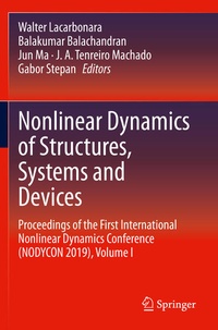 Enlarge image Cover: Nonlinear Dynamics of Structures, Systems and Devices - Springer