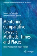 Cover: Mentoring Comparative Lawyers: Methods, Times, and Places - Springer